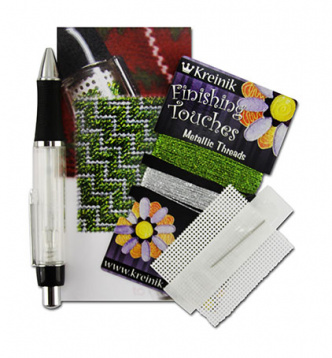 Набор для вышивания ручки Stitch-A-Pen Kit "Evergreen" Kreinik K0010662, цена $15 - интернет-магазин Мадам Брошкина