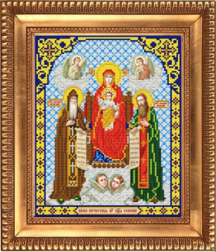 Пресвятая Богородица Успение Благовест И-4070, цена 183 руб. - интернет-магазин Мадам Брошкина