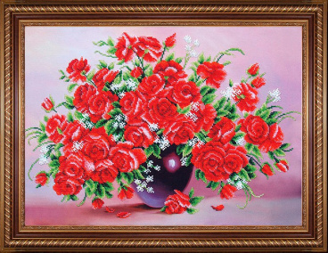 Миллион алых роз Магия Канвы Б-263, цена 2 655 руб. - интернет-магазин Мадам Брошкина