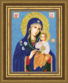 Образ Божией Матери "Неувядаемый цвет" Золотое руно РТ-046