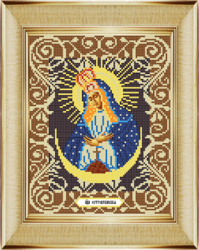 Богородица Остробрамская Божья коровка БК.0046, цена 187 руб. - интернет-магазин Мадам Брошкина