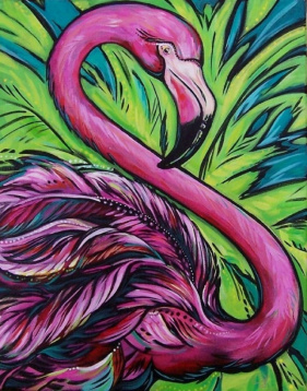 Розовый фламинго Колор кит CKC007, цена 2 268 руб. - интернет-магазин Мадам Брошкина