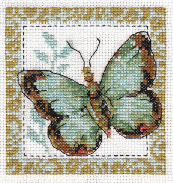 Бабочка салатная Klart 5-056, цена 269 руб. - интернет-магазин Мадам Брошкина