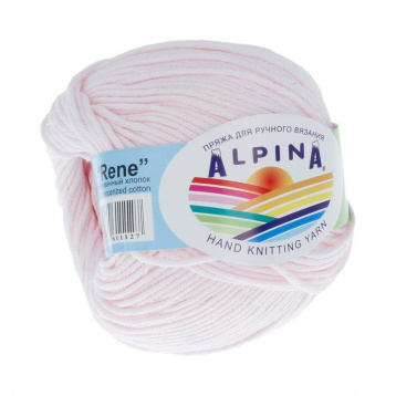 Пряжа Альпина Rene цв.030 св.розовый Alpina 10229683992, цена 2 769 руб. - интернет-магазин Мадам Брошкина