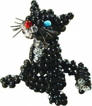 Черный котик Чаривна Мить БП-61, цена 153 руб. - интернет-магазин Мадам Брошкина