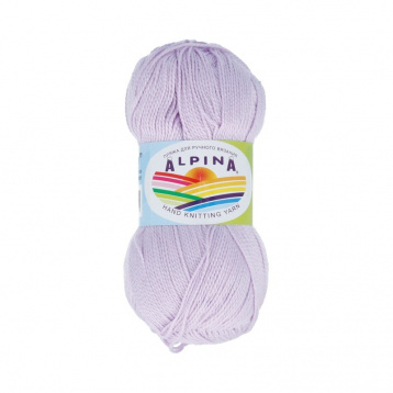 Пряжа Альпина Holly цв.624 св.сиреневый Alpina 3757227072, цена 2 188 руб. - интернет-магазин Мадам Брошкина