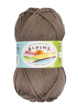 Пряжа Альпина Anabel цв.129 т.коричневый Alpina 23842047912, цена 2 299 руб. - интернет-магазин Мадам Брошкина