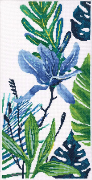 Голубой цветок RTO M748, цена 1 058 руб. - интернет-магазин Мадам Брошкина