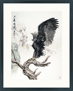 Орел на вершине дерева Xiu crafts 2801502, цена 4 546 руб. - интернет-магазин Мадам Брошкина