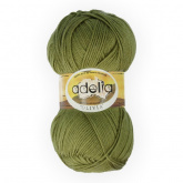 Пряжа Аделия Olivia цв.15 оливковый Adelia 6286916772