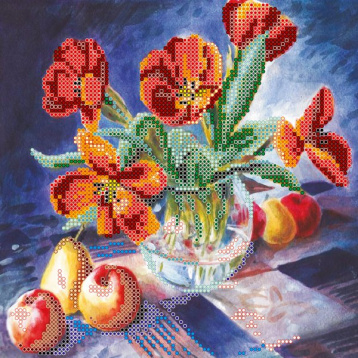 Натюрморт с тюльпанами Абрис Арт АВС-433, цена 286 руб. - интернет-магазин Мадам Брошкина