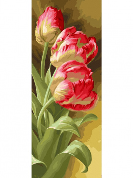 Панно. Красивые тюльпаны Molly KHS0016, цена 1 624 руб. - интернет-магазин Мадам Брошкина