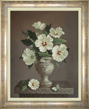 Букет из белых цветов Чаривна Мить СБ-050, цена 163 руб. - интернет-магазин Мадам Брошкина