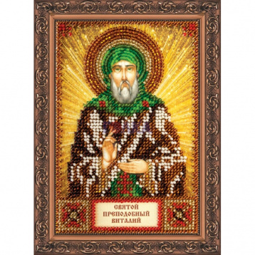 Святой Виталий Абрис Арт AАМ-044, цена 553 руб. - интернет-магазин Мадам Брошкина