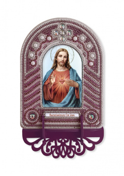 Святейшее Сердце Исуса Nova Sloboda ВК1024, цена 1 003 руб. - интернет-магазин Мадам Брошкина