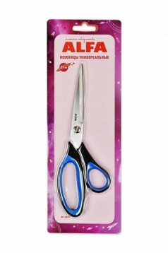 Ножницы ALFA универсальные 21 см Ножницы AF-2870, цена 381 руб. - интернет-магазин Мадам Брошкина