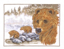 Бурый медведь Permin 90-0174