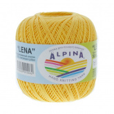 Пряжа Альпина Lena цв.10 жёлтый Alpina 23627271472