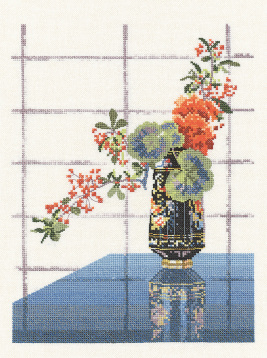 Цветы в восточной вазе Heritage WFOV655E, цена 3 929 руб. - интернет-магазин Мадам Брошкина