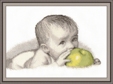 Малыш с яблоком Овен 511, цена 678 руб. - интернет-магазин Мадам Брошкина