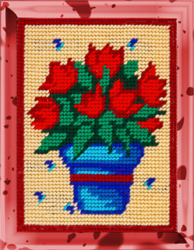 Красные тюльпаны Borovsky&sons  2243, цена 444 руб. - интернет-магазин Мадам Брошкина