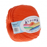 Пряжа Альпина Rene цв.197 яр.оранжевый Alpina 987965302