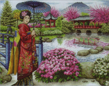 Японский сад Anchor 5678 1024, цена 4 453 руб. - интернет-магазин Мадам Брошкина
