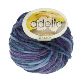Пряжа Аделия Emma цв.05 фиолетовый-голубой-серый Adelia 1252560542
