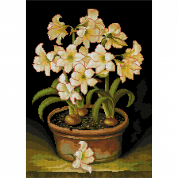 Белые цветы Нитекс А-0029, цена 614 руб. - интернет-магазин Мадам Брошкина
