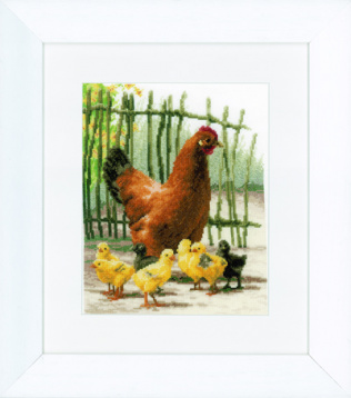 Chickens   Lanarte PN-0144572, цена €30 - интернет-магазин Мадам Брошкина
