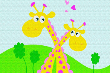 Жирафики Цветной PA042, цена 278 руб. - интернет-магазин Мадам Брошкина