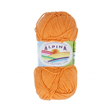 Пряжа Альпина Holly цв.192 оранжевый Alpina 3757104632, цена 1 868 руб. - интернет-магазин Мадам Брошкина