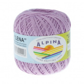Пряжа Альпина Lena цв.26 св.фиолетовый Alpina 23627267962