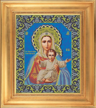 Икона Божией Матери Леушинская Galla Collection И010, цена 2 593 руб. - интернет-магазин Мадам Брошкина