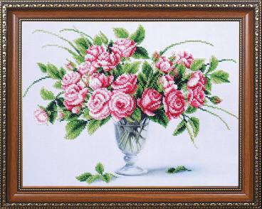Чайные розы Магия Канвы Б-301, цена 1 624 руб. - интернет-магазин Мадам Брошкина