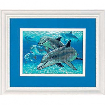 Глубоководные дельфины Dimensions 06944, цена 966 руб. - интернет-магазин Мадам Брошкина