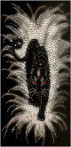 Черная Пантера Образа в каменьях 5523