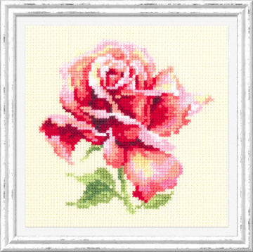 Прекрасная роза Чудесная Игла 150-001, цена 245 руб. - интернет-магазин Мадам Брошкина