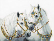 Свадебные лошади Crystal art BT-249