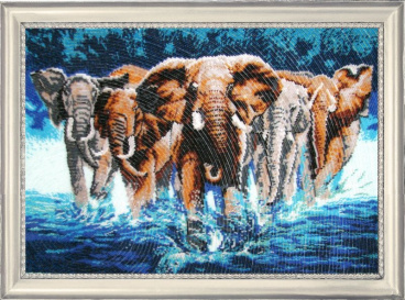Африканские слоны Butterfly 603, цена 4 035 руб. - интернет-магазин Мадам Брошкина