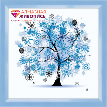 Новогоднее дерево Алмазная живопись АЖ.351, цена 2 614 руб. - интернет-магазин Мадам Брошкина