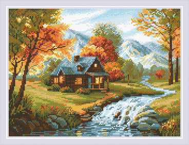 Осенний пейзаж Риолис AM0067, цена 2 268 руб. - интернет-магазин Мадам Брошкина