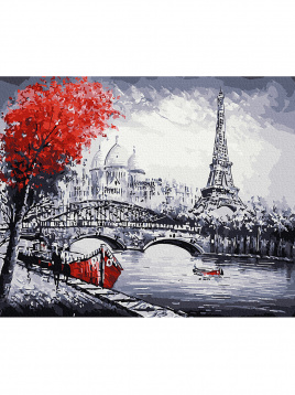 Парижский пейзаж Molly KH0938, цена 1 039 руб. - интернет-магазин Мадам Брошкина