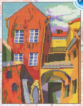 Разноцветный дворик RTO M455, цена 579 руб. - интернет-магазин Мадам Брошкина