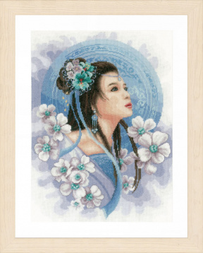 Asian lady in blue    Lanarte PN-0169168, цена 6 721 руб. - интернет-магазин Мадам Брошкина