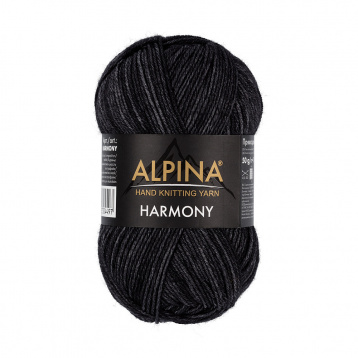 Пряжа Альпина Harmony цв.02 черный Alpina 92602289374, цена 5 121 руб. - интернет-магазин Мадам Брошкина