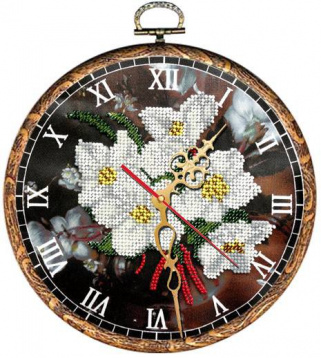 Часы Ромашки Вышиваем бисером В31, цена 1 648 руб. - интернет-магазин Мадам Брошкина