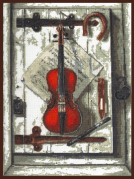 Натюрморт со скрипкой Палитра 04.001, цена 830 руб. - интернет-магазин Мадам Брошкина