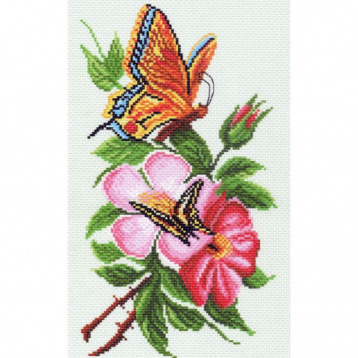 Бабочки и цветы Матренин Посад 1065, цена 393 руб. - интернет-магазин Мадам Брошкина