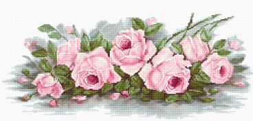Романтические розы Luca-s BA2353, цена 1 383 руб. - интернет-магазин Мадам Брошкина